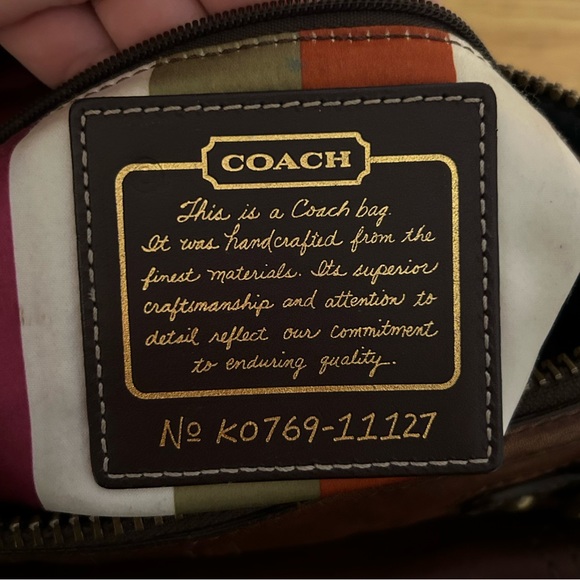 COACH LEGACY 65th ANNIVERSARY WHISKEY VACHETTA LEATHER BAG - Picture 10 of 10